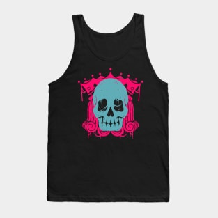 skull with king crown Tank Top